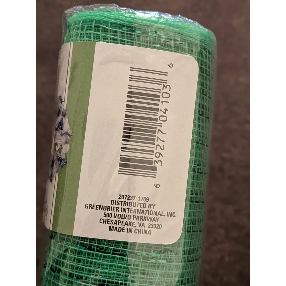 Floral‎ Garden Green Decorative Mesh 6in x 5yd Craft Wreath Floral Supplies NEW